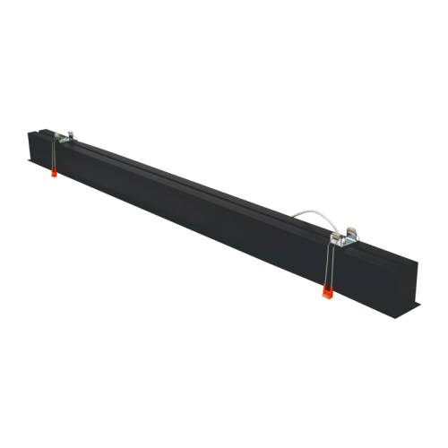 80W juodas įmontuojamas, linijinis LED šviestuvas ESNA100_HIGH POWER_0-10V